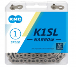 KMC K1-SL Narrow 3/32 Kool Silver Track Chain